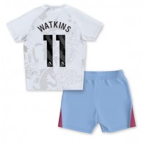 Aston Villa Ollie Watkins #11 Vonkajší Detský futbalový dres 2023-24 Krátky Rukáv (+ trenírky)